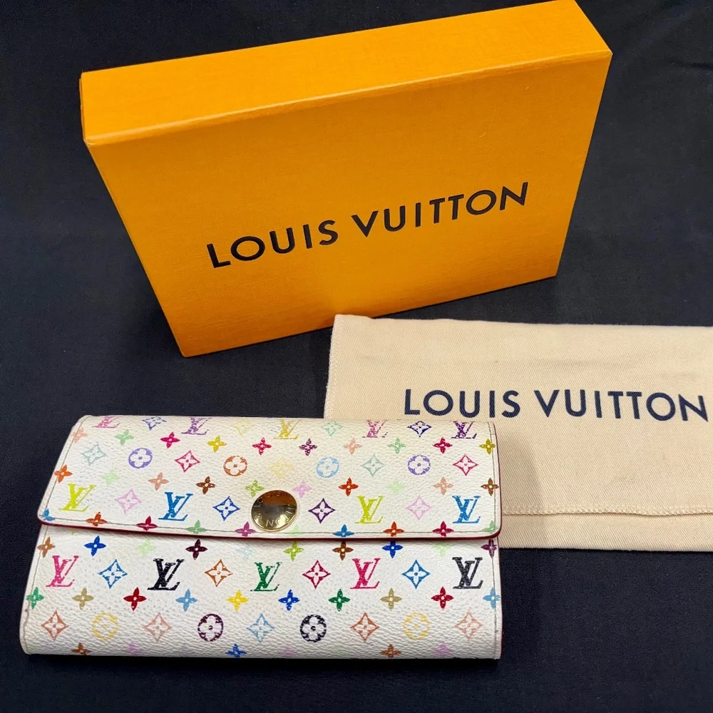 Louis Vuitton Murakami Sarah Wallet Multicolor Monogram Canvas - Picture 1 of 13